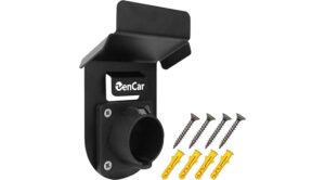 ZENCAR EV Charger Holder Holster Type 1, Electric Vehicle Charger Holder, EV Charger Plug Nozzle Holster Dock for J1772 with EV Charger Wall Hook Cable Holder